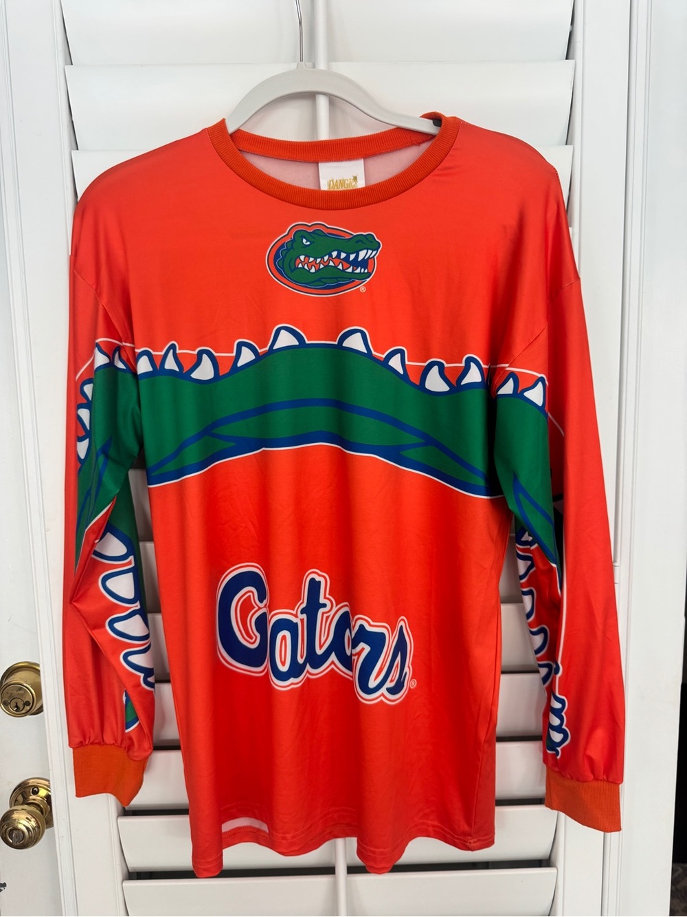 Florida Gators Orange Long Sleeve Jersey - Gators Logo